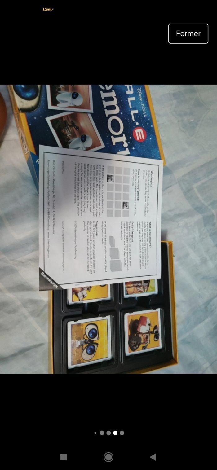 Jeu de MÉMO  Disney - photo numéro 8