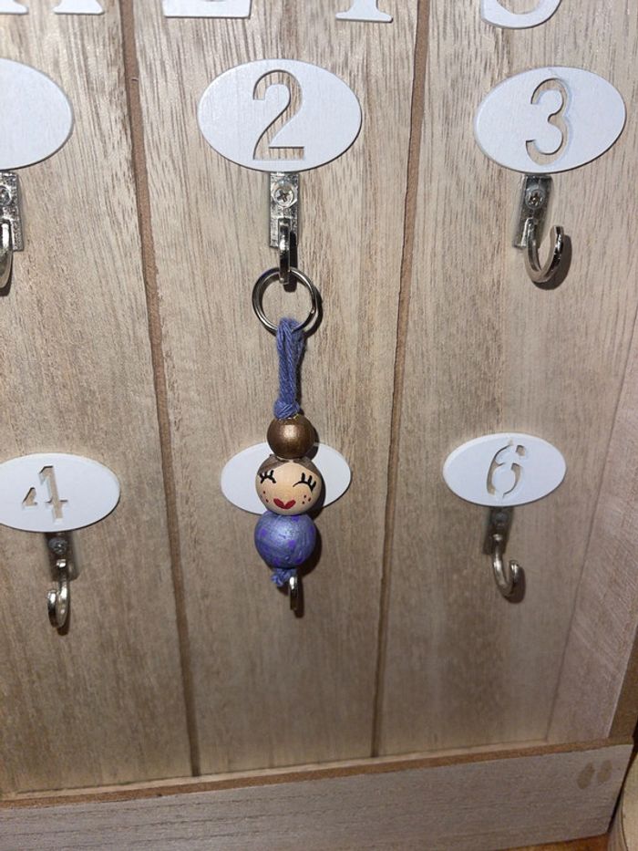 Porte clé style poupée Kawai - photo numéro 2