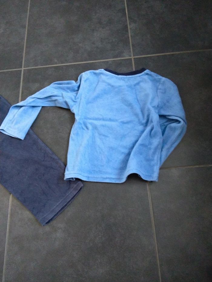 Pyjama 2 pieces bleu - photo numéro 4