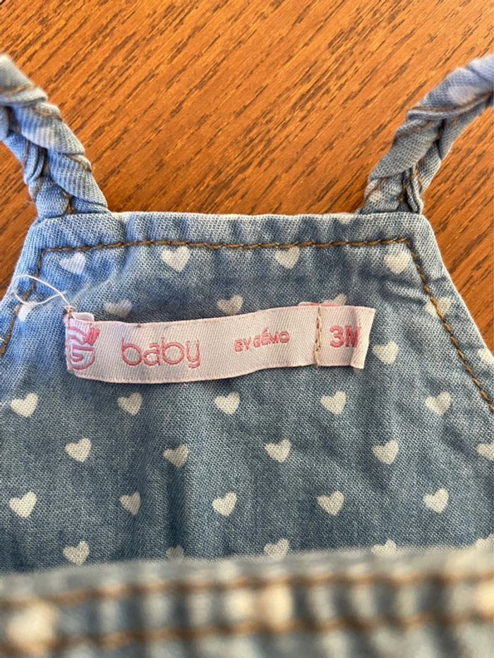 Robe à bretelles bébé fille 3 mois - photo numéro 3