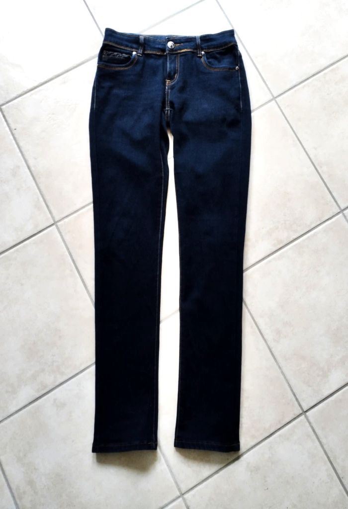 Jean Slim Taille Basse - Jovial - T38 - photo numéro 2