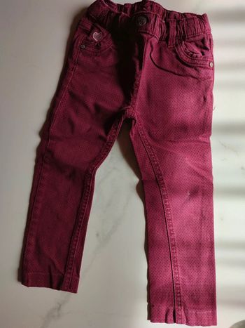 Pantalon bordeaux