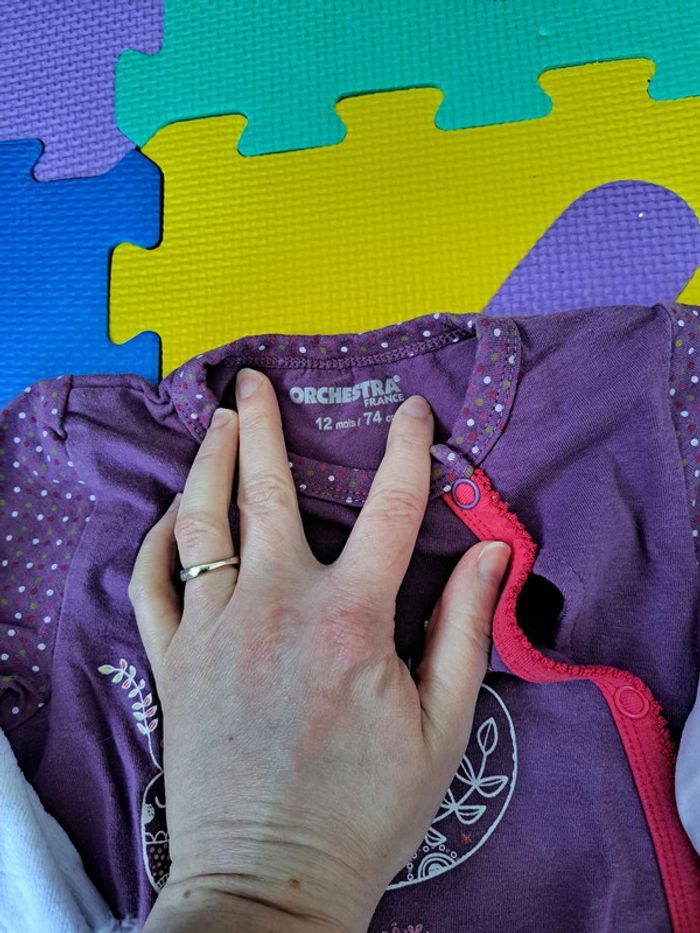 Lot de 4 pyjamas 12m - photo numéro 3