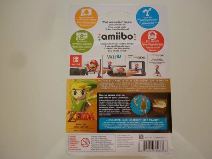 The Wind Waker Link Cartoon Amiibo Zelda Figurine Amiibo Wii U, Switch, 3DS - photo numéro 2