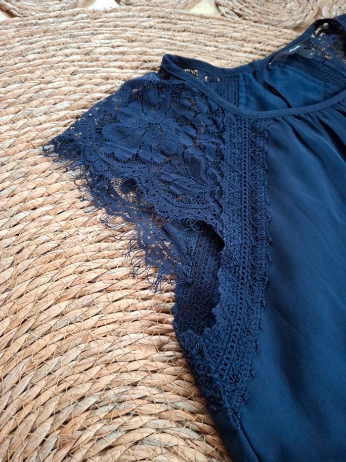 Vero Moda robe bleue taille S - photo numéro 5