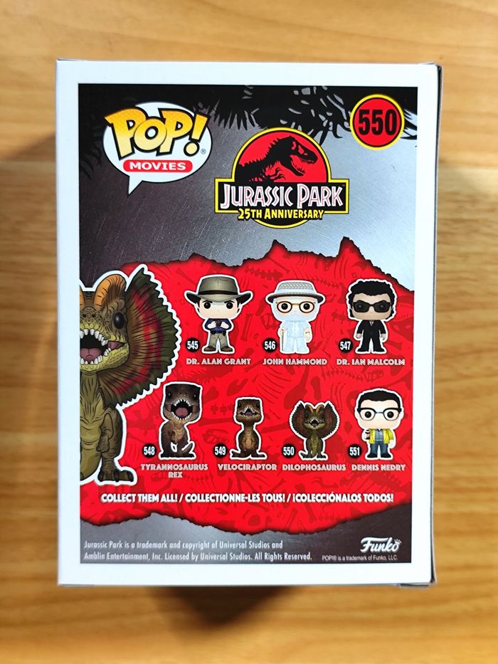 Funko Pop! Movies - Dilophosaurus 550 (Jurassic Park 25th Anniversary) - photo numéro 3
