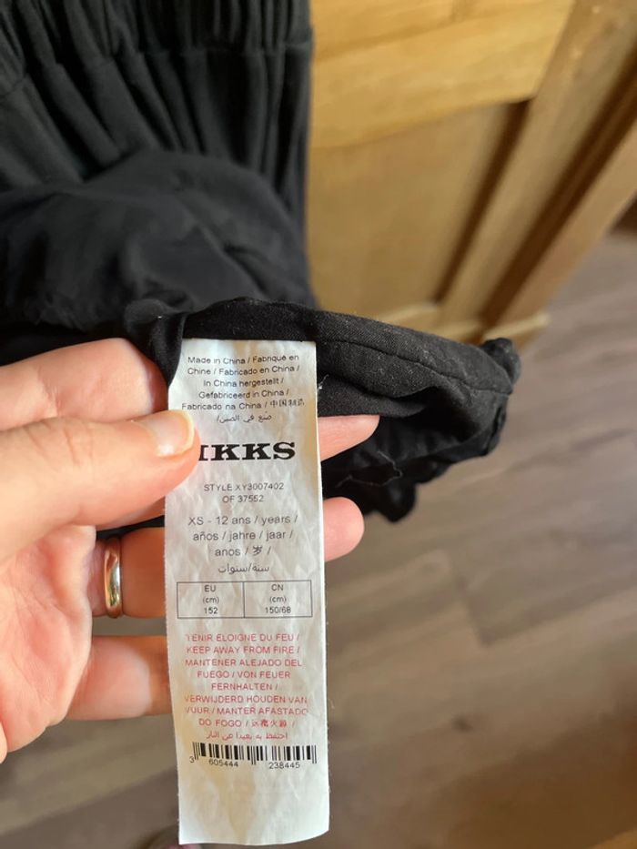 Robe noire fille Ikks 12 ans XS - photo numéro 9