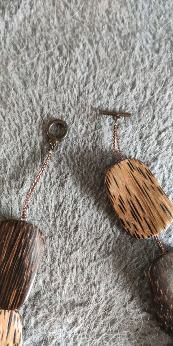 Collier perles de bois - photo numéro 2