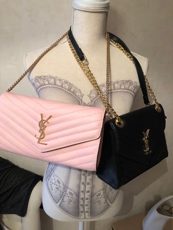 Lot de 2 sacs noir et rose Ysl fantaisie