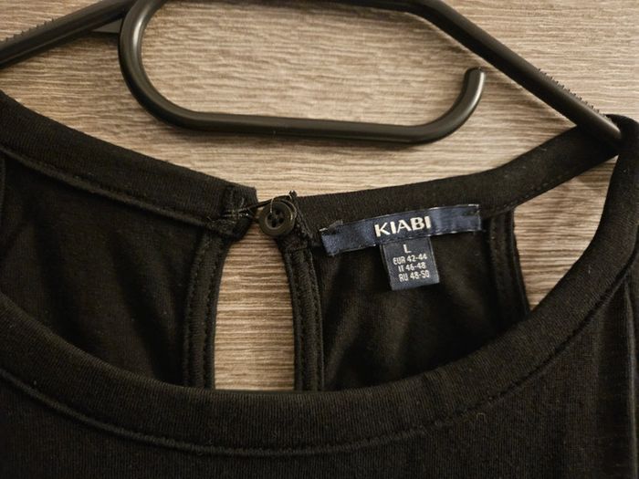 Robe femme noire kiabi taille L - photo numéro 2