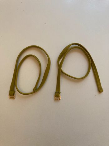 Lanières de maillot de bain jaune moutarde Alma Deia