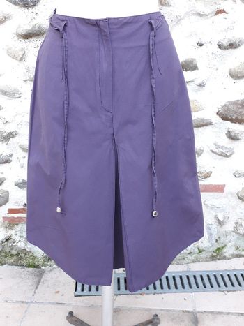 Jupe trapèze violette