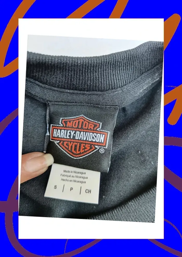 Tee short manches courtes S Harley Davidson - photo numéro 3