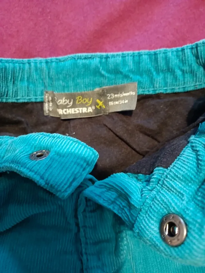 Pantalon velours doublé 23 mois - photo numéro 3