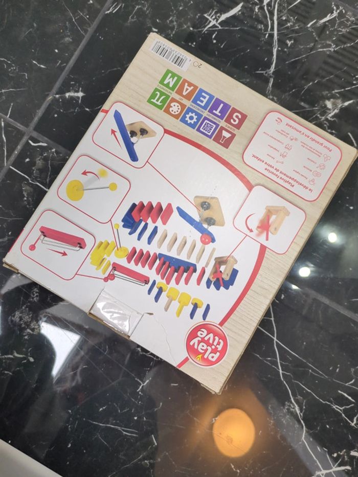 Jeu en bois domino obstacle complet - photo numéro 3