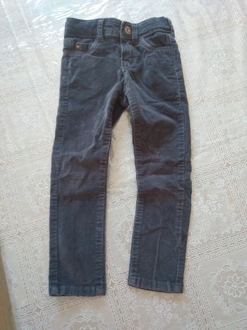 Pantalon velours gris 3 ans