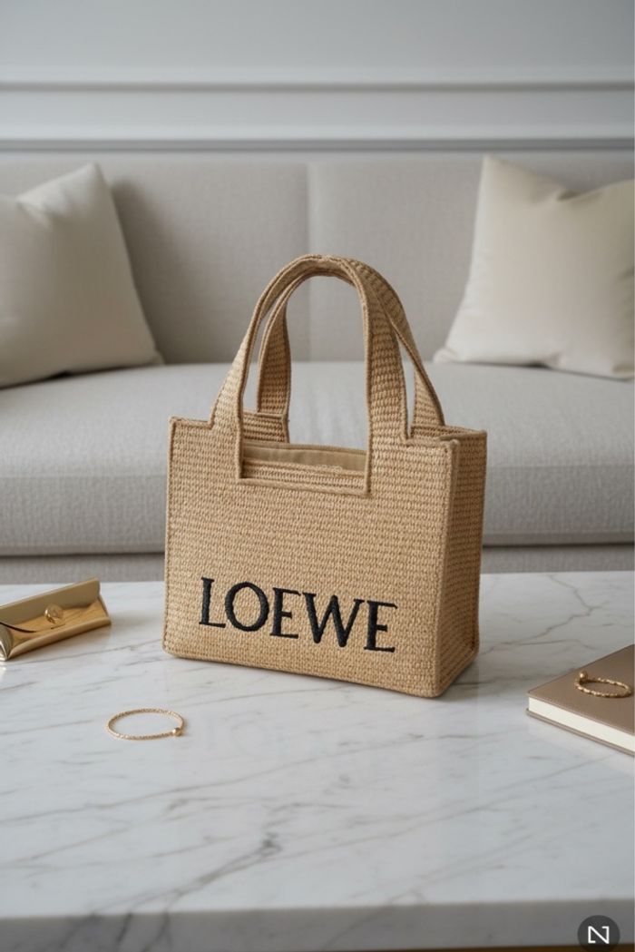 Sac Loewe en raphia - photo numéro 2