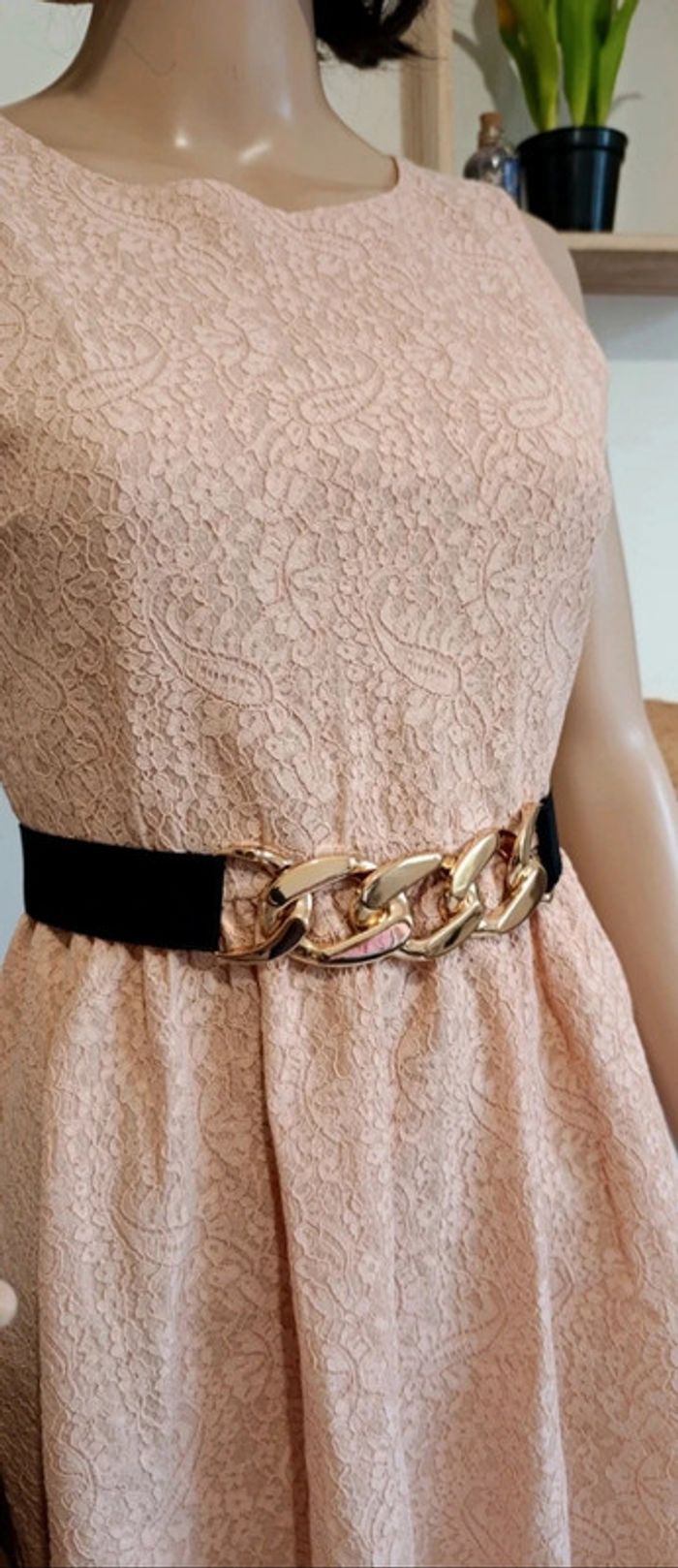 Magnifique robe bohème chic rose taille S - Bohème - photo numéro 2