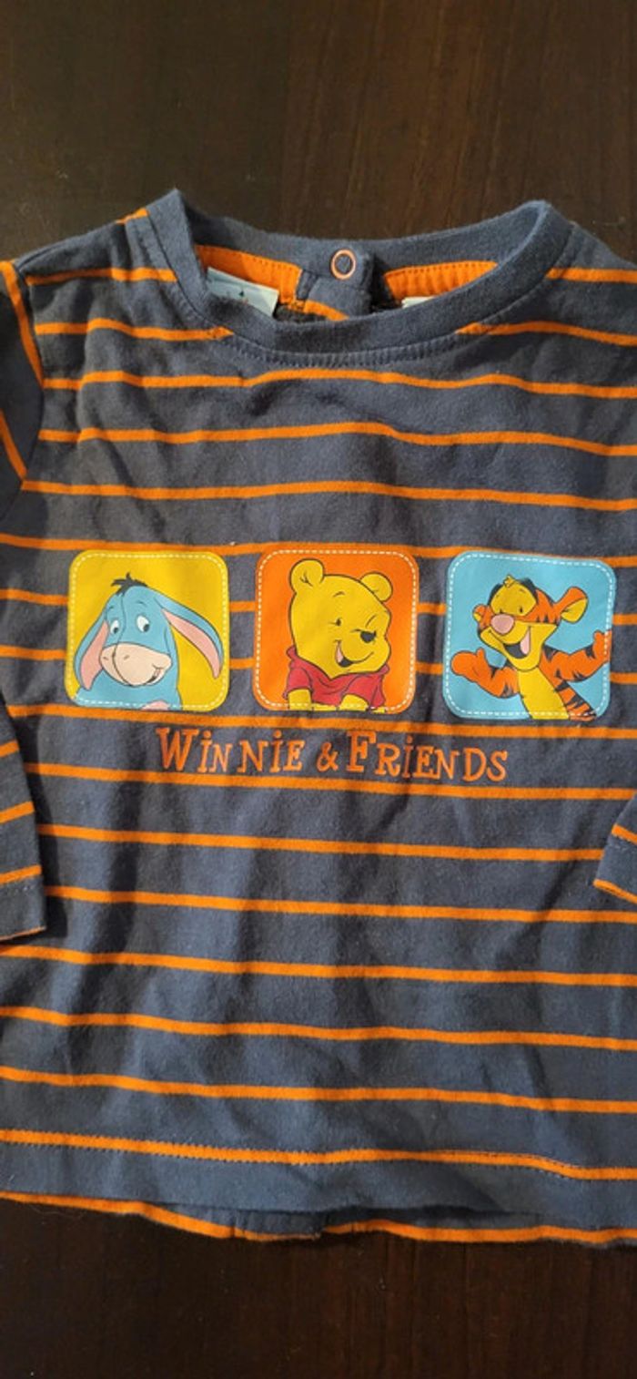 Tee-Shirt Disney Winnie l'ourson 6 mois - photo numéro 2
