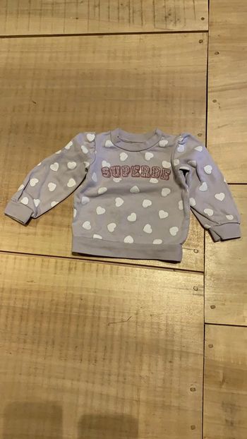 Pull lilas Kiabi 3 ans