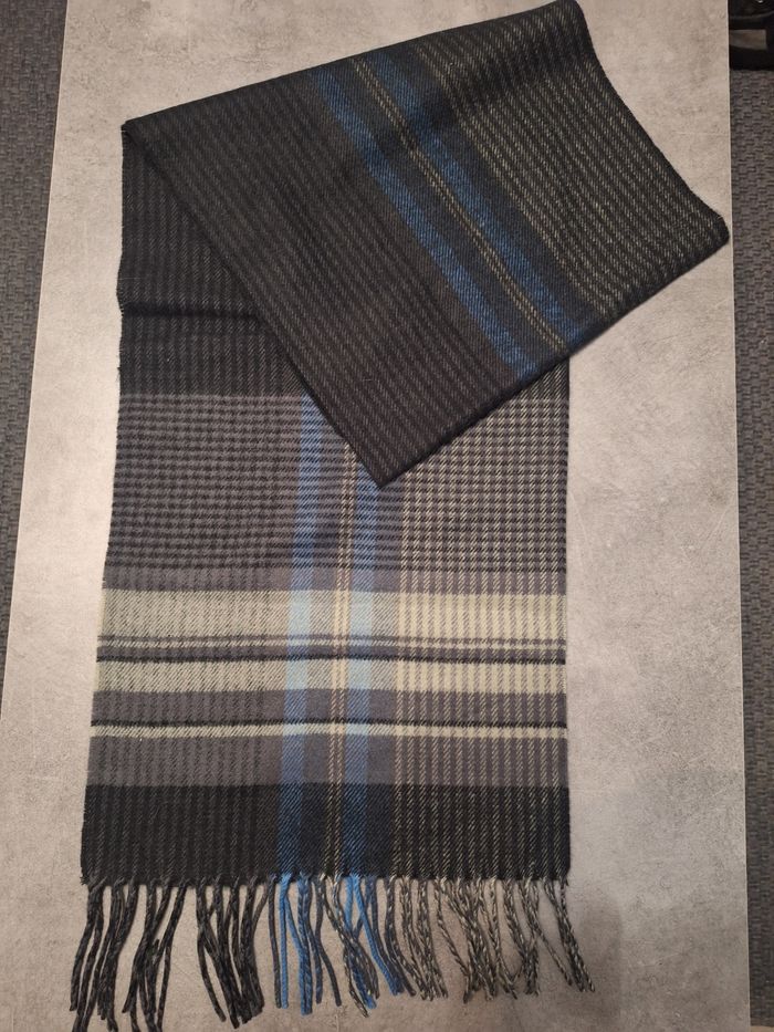 Écharpe carreaux laine