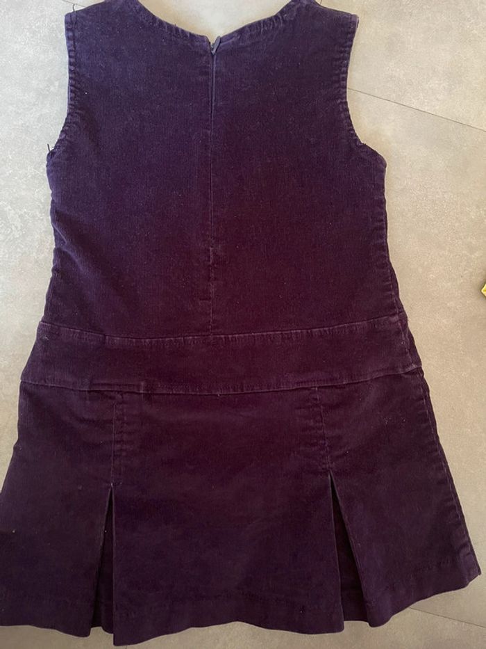 Jolie robe violette velours - photo numéro 3