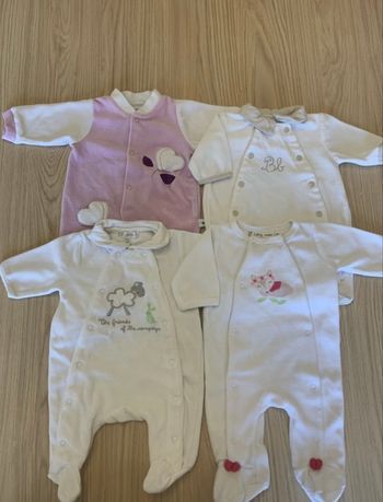 Pyjama bébé 1 mois - fille