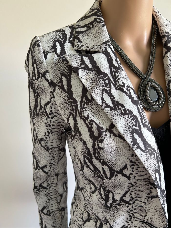 Blazer imprimé Drôle de Copine taille S jamais porté - photo numéro 4