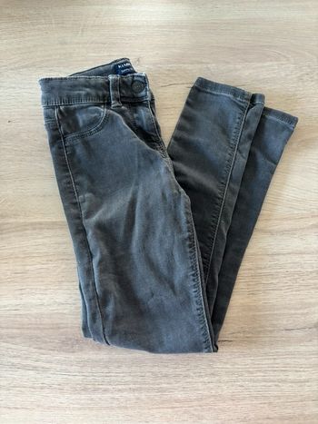 Jean skinny fit gris