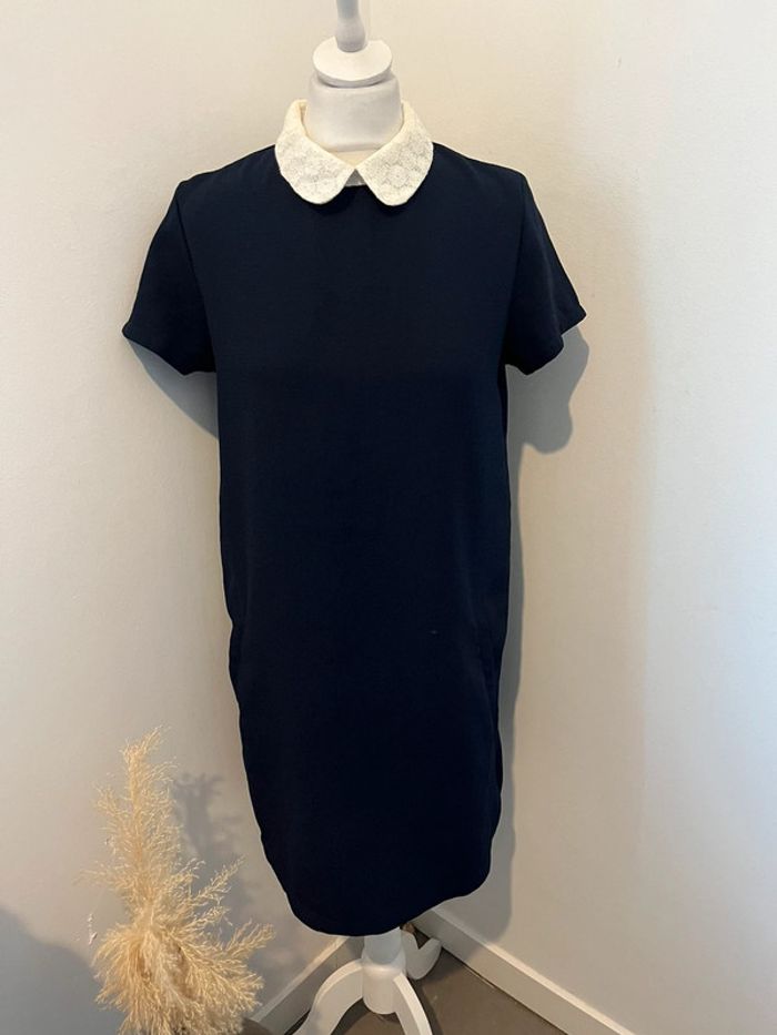 Robe marine col Claudine ycoo S