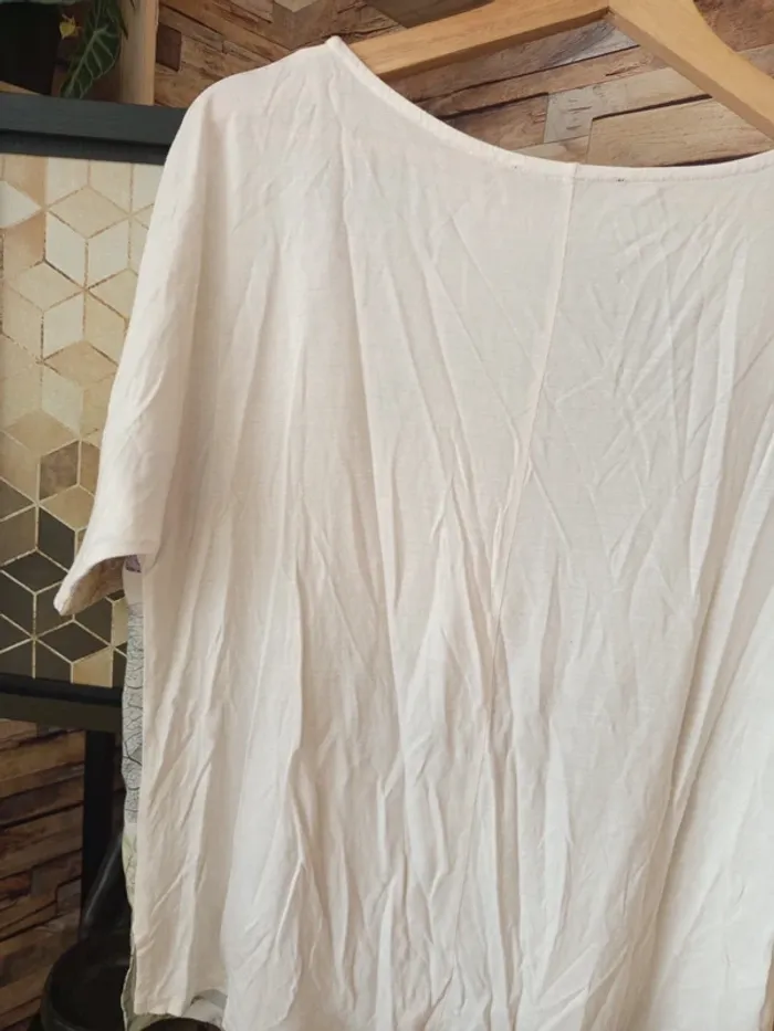Tshirt large fluide femme feuille automne autumn - photo numéro 7