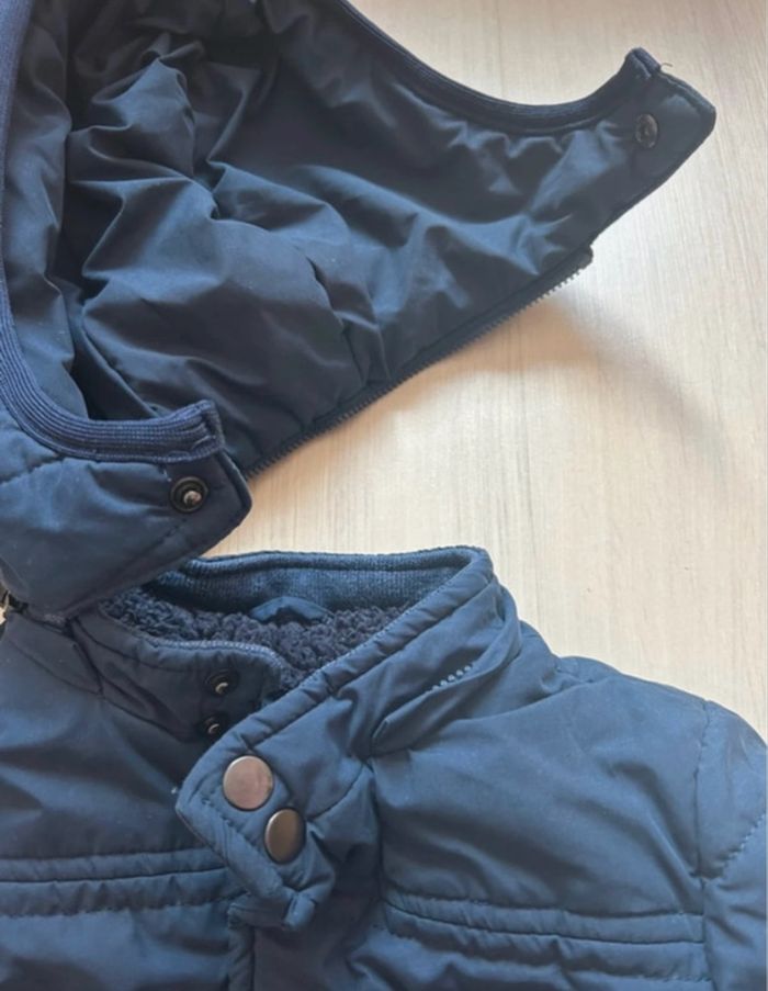 Doudoune doublée Sherpa bleu Marine - photo numéro 5