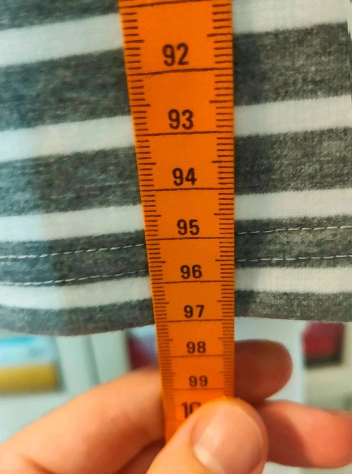 Robe b.young rayée gris et blanc, 23% viscose, coupe droite, allure casual chic - photo numéro 5