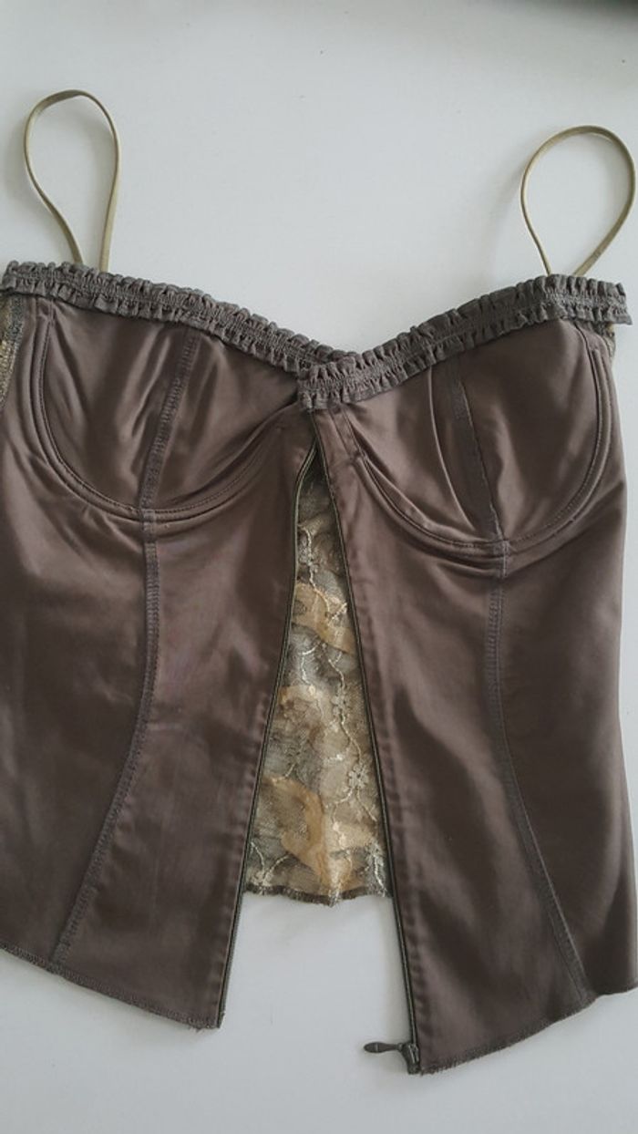 Bustier kaki camouflage 40 - photo numéro 3