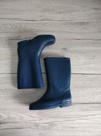 Paire de bottes de pluie en caoutchouc pointure 21