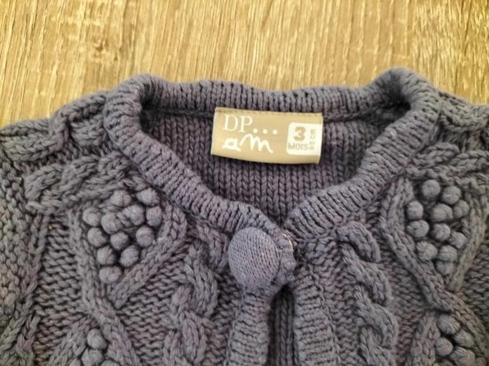 Gilet Mauve 3 mois - photo numéro 3