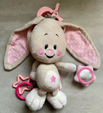 Peluche éveil lapin Auchan