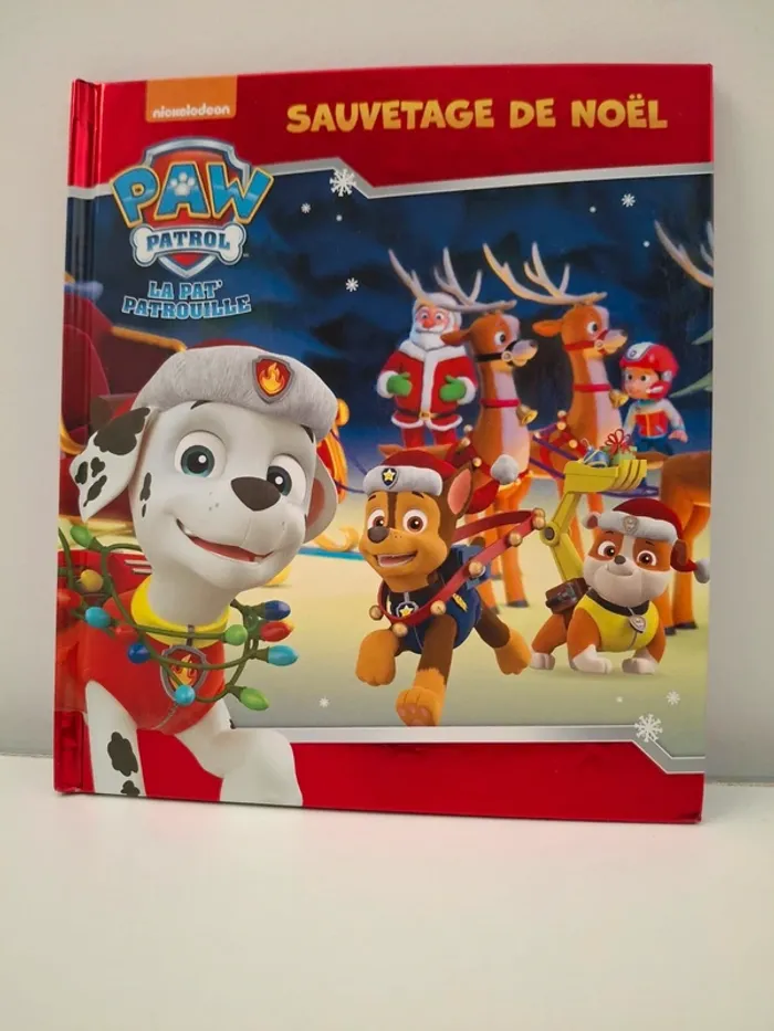Livre Pat Patrouille Sauvetage de Noël