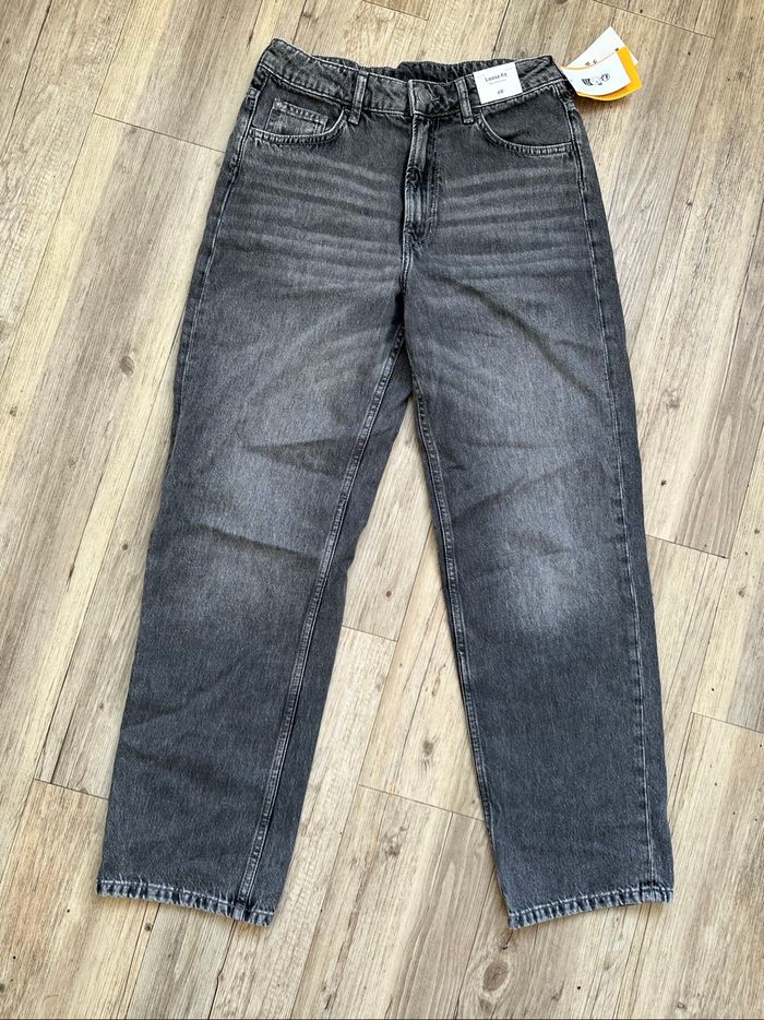 Jean gris noir loose fit h&m 13/14 ans h&m garçon
