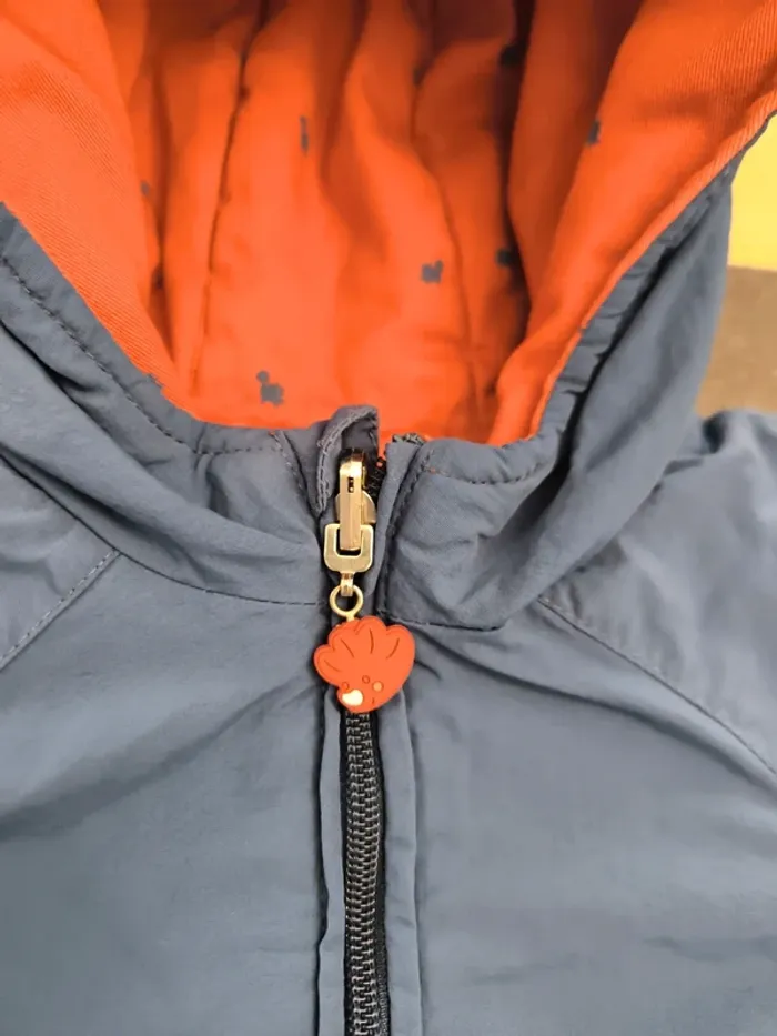 Manteau réversible à capuche garçon 18 mois sergent major - photo numéro 5