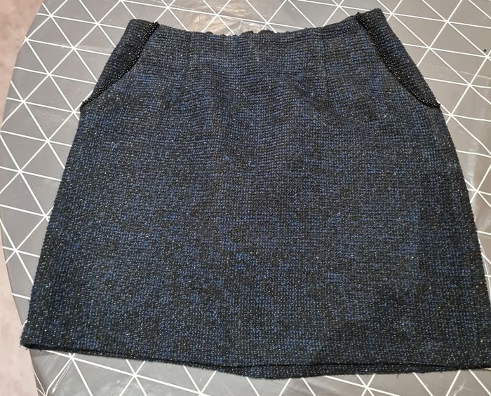 Jupe Y*Coo Paris  T S bleue marine