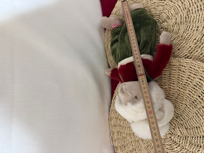 Henri la souris de Noël en pantalon gris, 30 cm bukowski - photo numéro 5