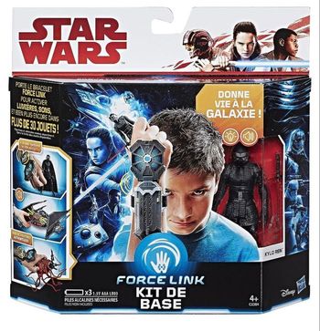 Figurine Kylo Ren 10 cm et Bracelet Force Link - Star Wars, Neuf   