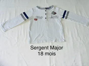 T-shirt manches longues Sergent Major 18 mois