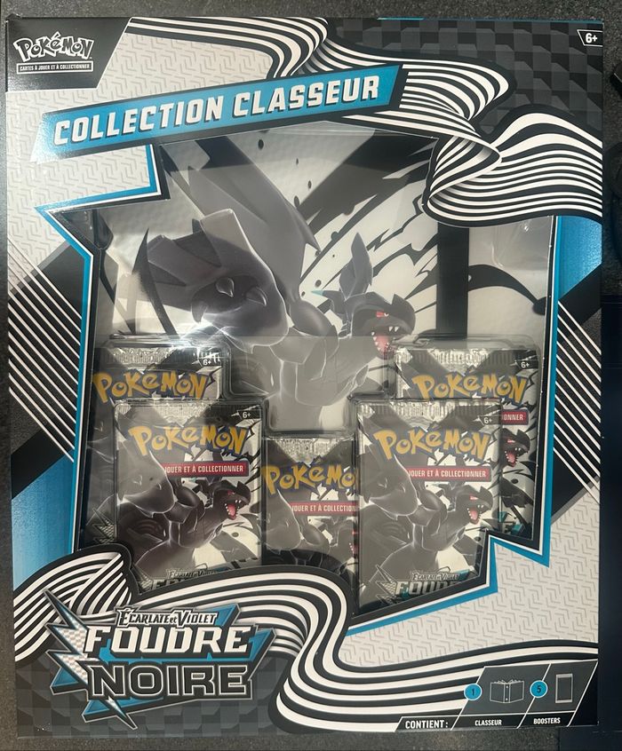 Coffret classeur foudre noir