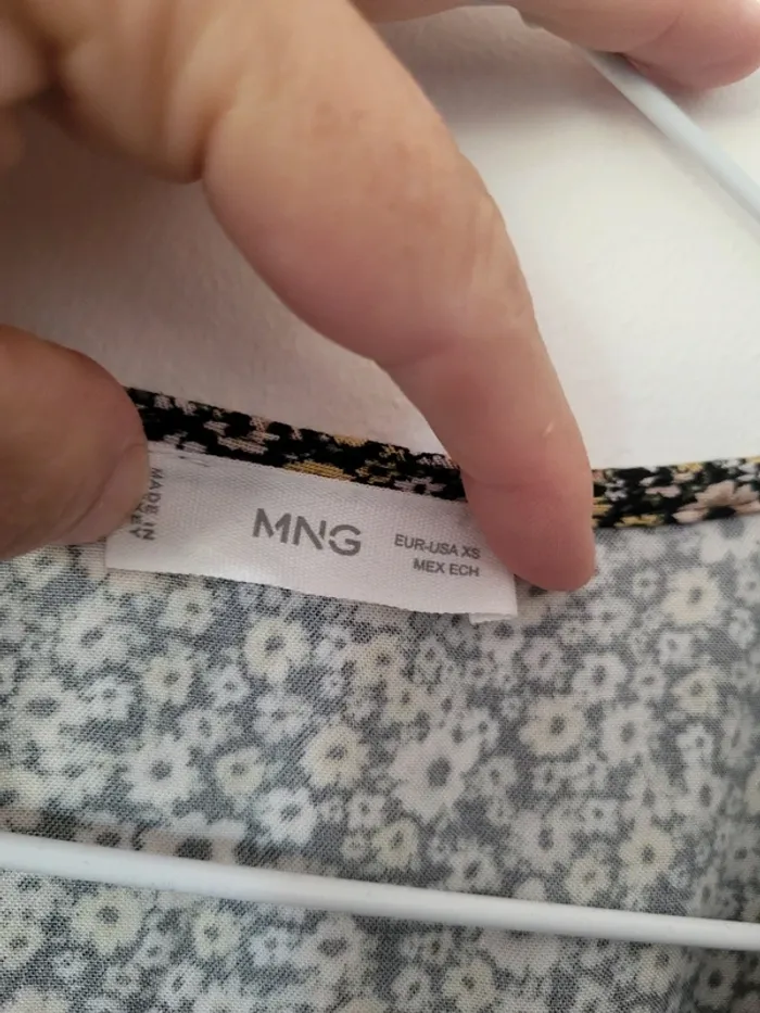 Mango teen - haut fleuri cache cœur - photo numéro 2