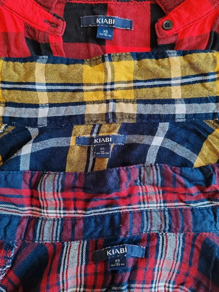 Lot chemise a carreaux XS femme - photo numéro 2
