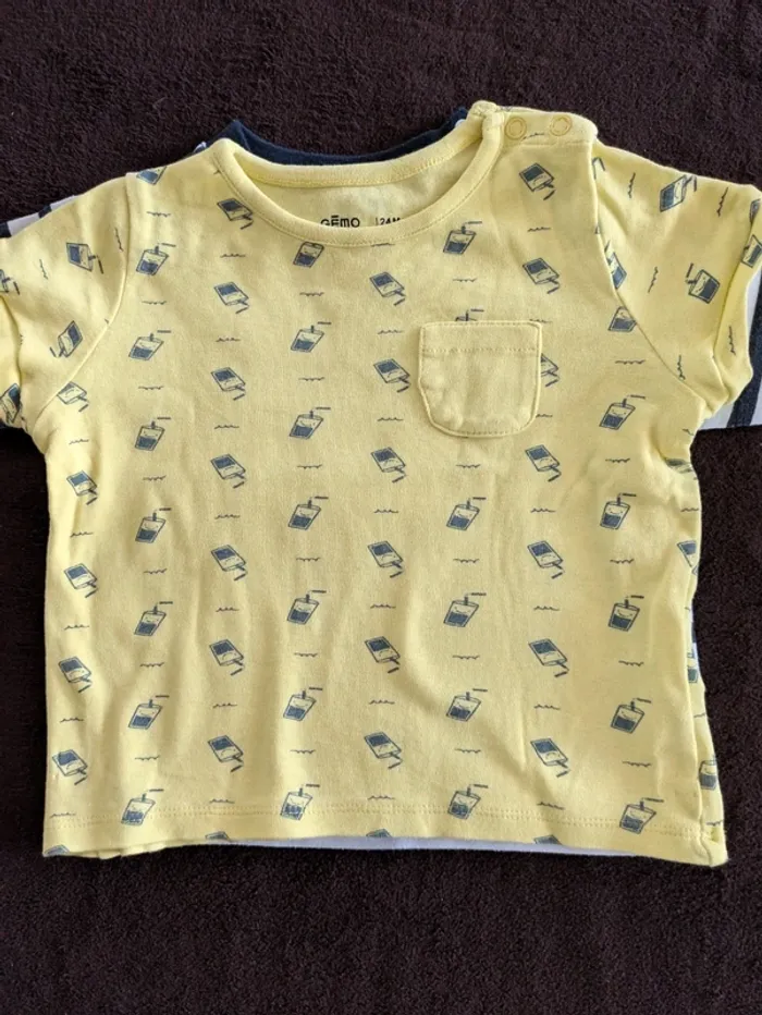 Lot de t-shirts été 2ans garçon - photo numéro 4