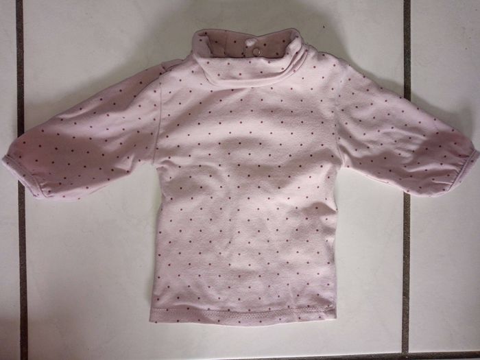 Sous pull fille 0 mois