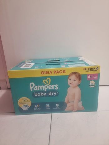 132 Couches taille 4+ giga pack